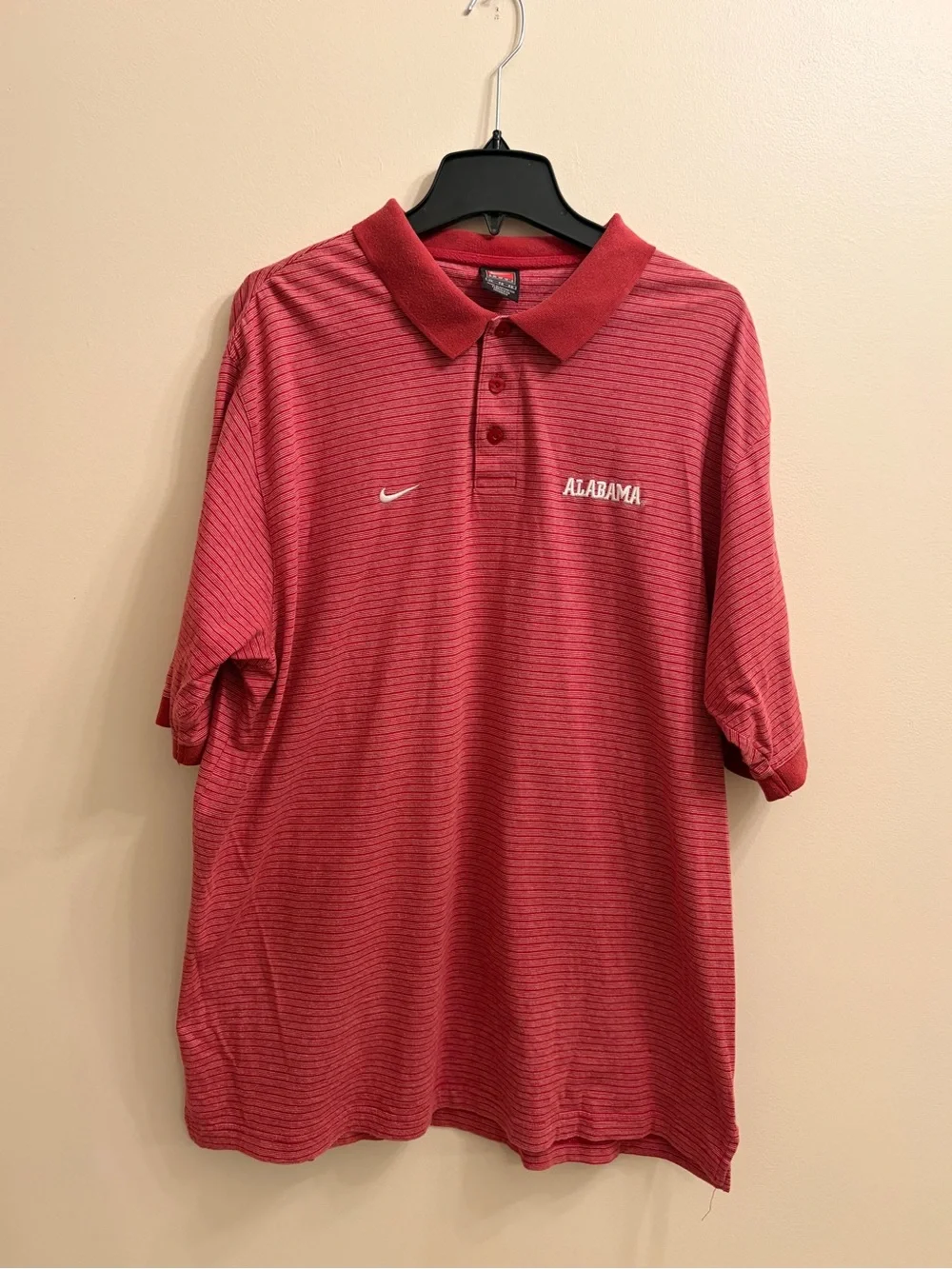 Nike | Vintage Alabama Crimson Polo Shirt - Red